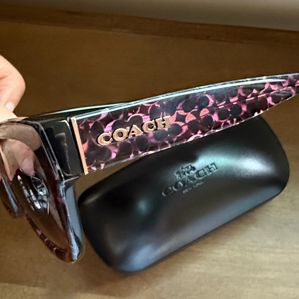 Coach Black and Pink Sunglasses - Picture 6 of 8